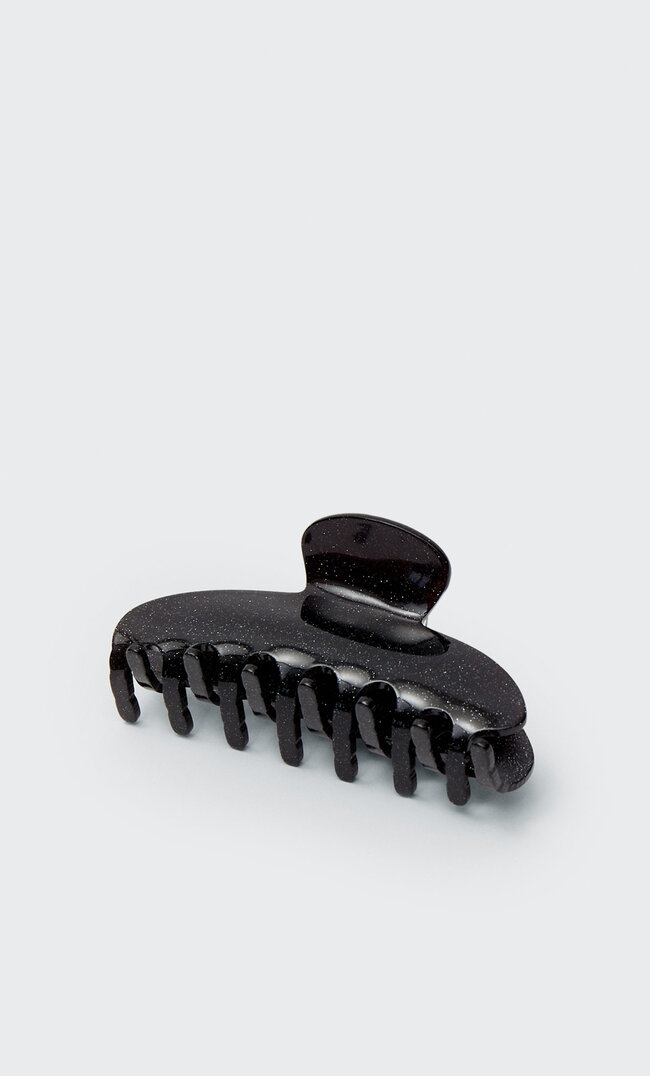 

Stradivarius Pince À Cheveux Effet Brillant Noir M