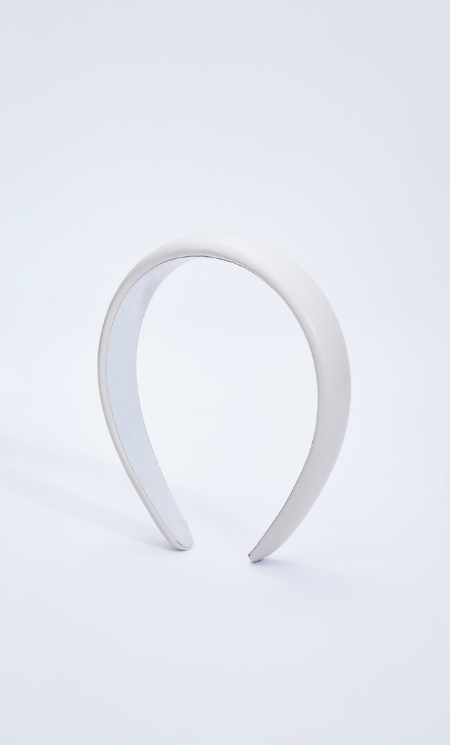 

Stradivarius Serre-Tête Pu Écru M