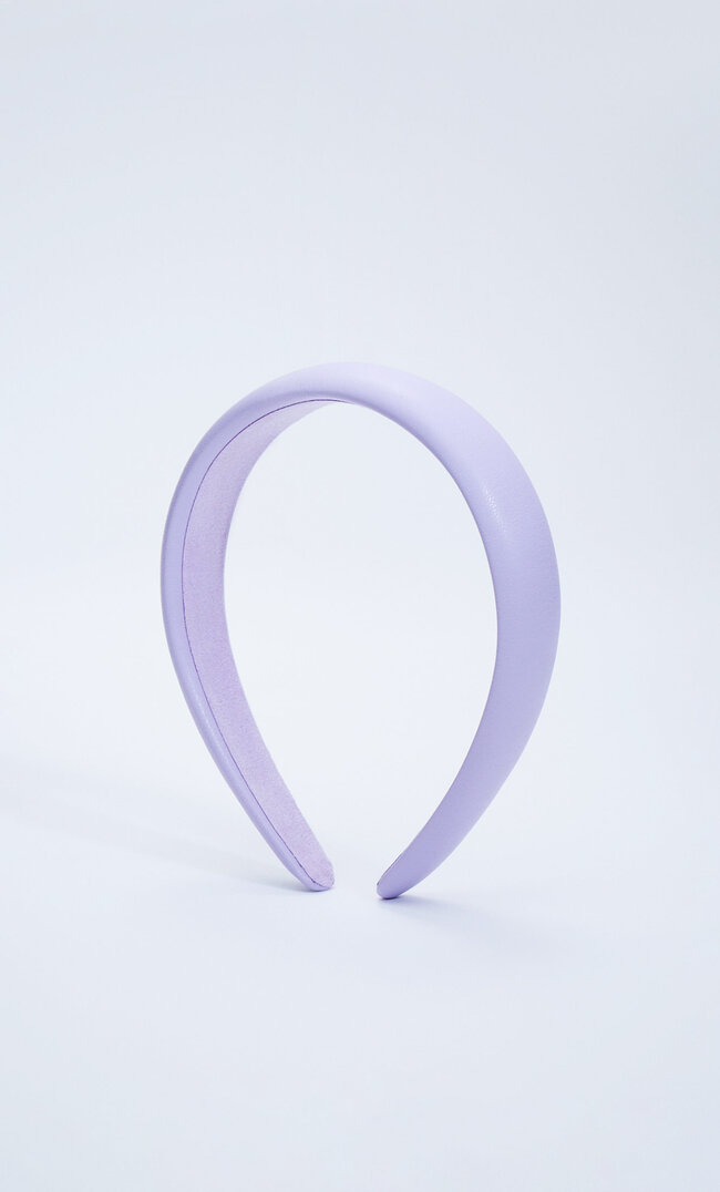 

Stradivarius Serre-Tête Pu Mauve M