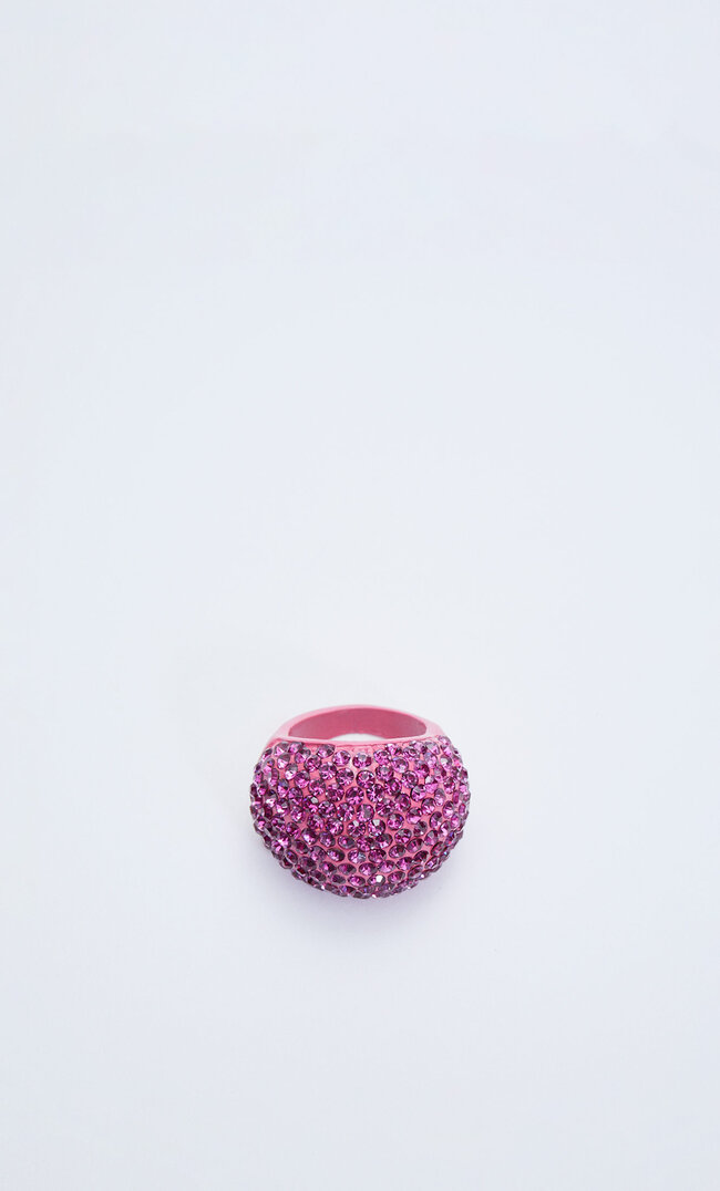 

Stradivarius Bague Verre Non Recyclable Couleurs Fuchsia 103