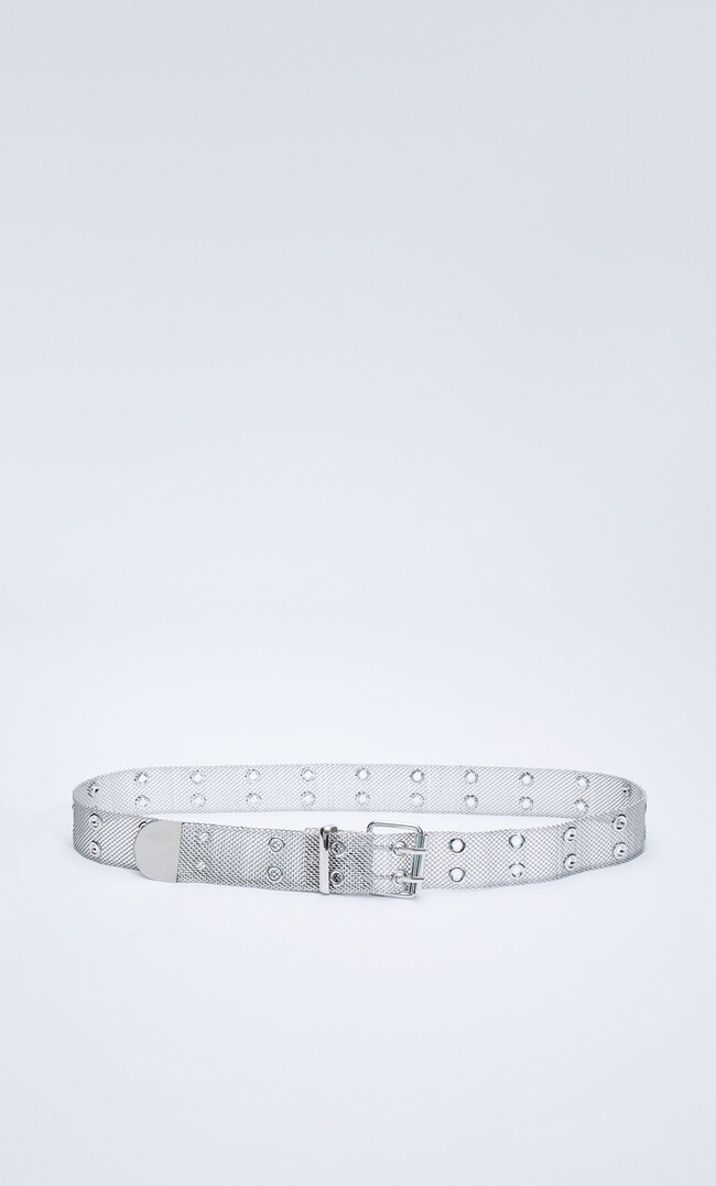 

Stradivarius Ceinture Mesh Œillets Gris 70