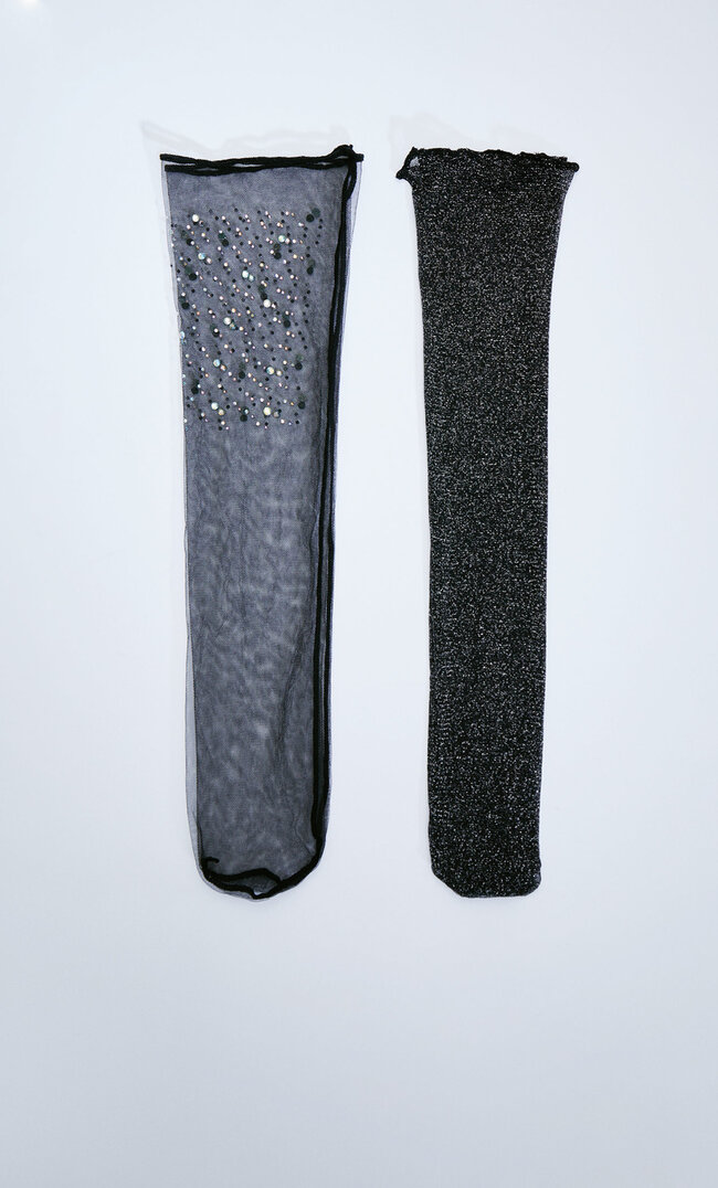 

Stradivarius Strümpfe Mit Glitzer Schwarz 103