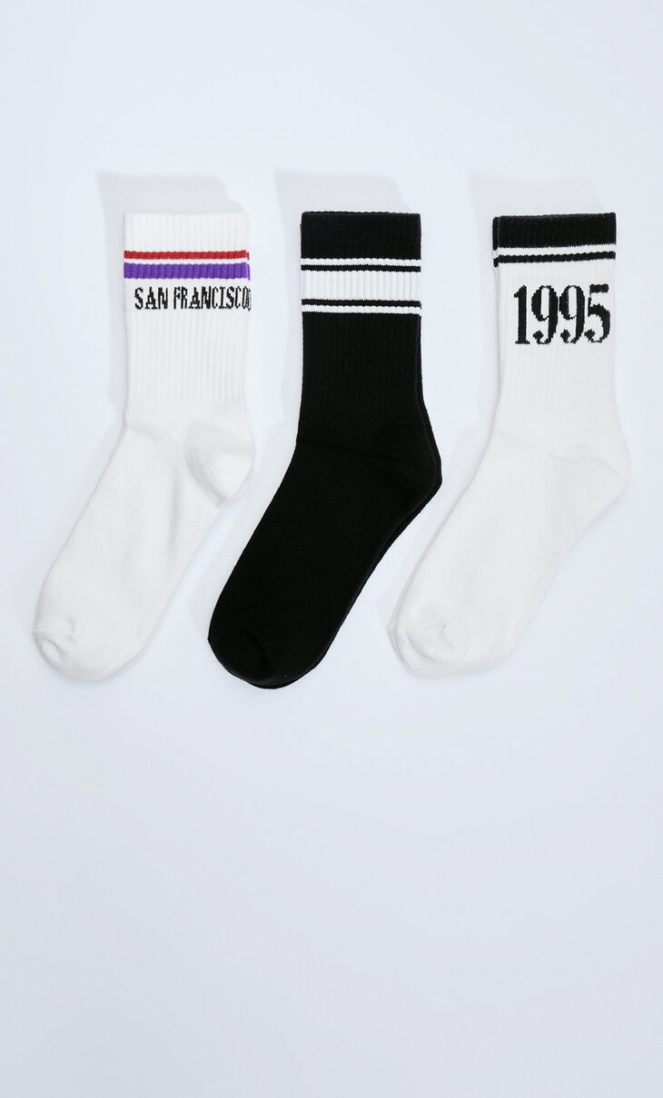 3-pack of San Francisco socks