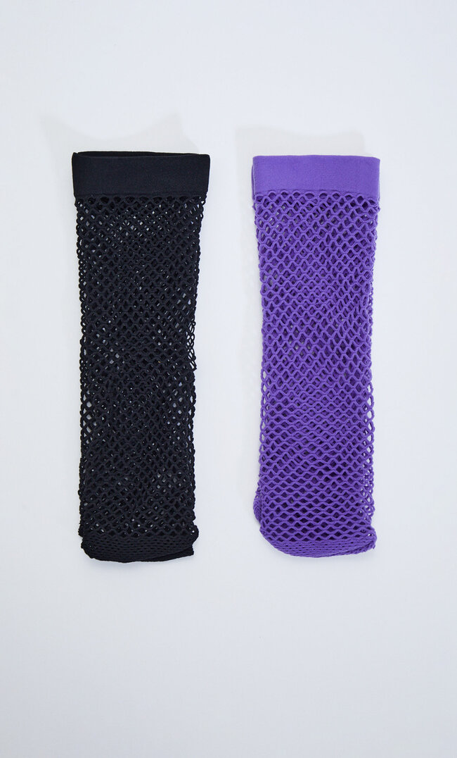 

Stradivarius Chaussettes Résille Noir 103