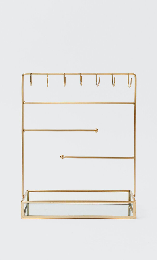 

Stradivarius Porte Bijoux Vertical En Verre Non Recyclable Jaune 103