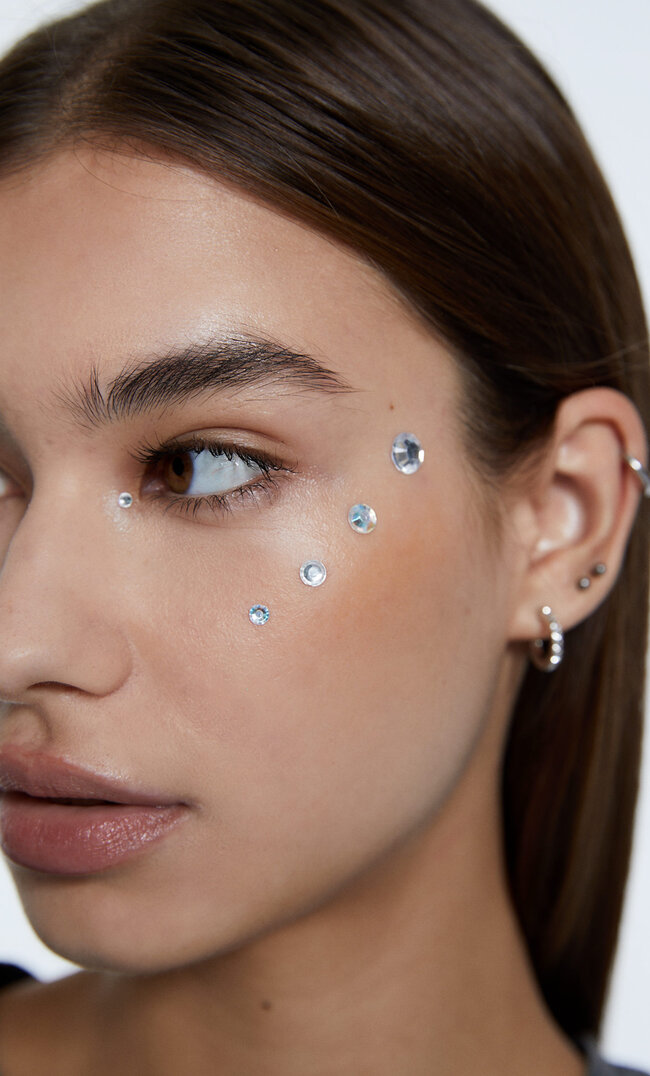 

Stradivarius Skin Sticker Basique Gris 103