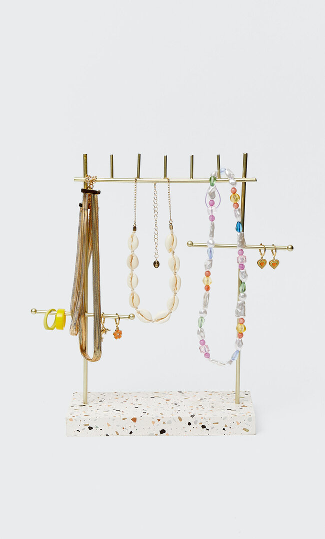 

Stradivarius Boîte À Bijoux Terrazzo Écru 103