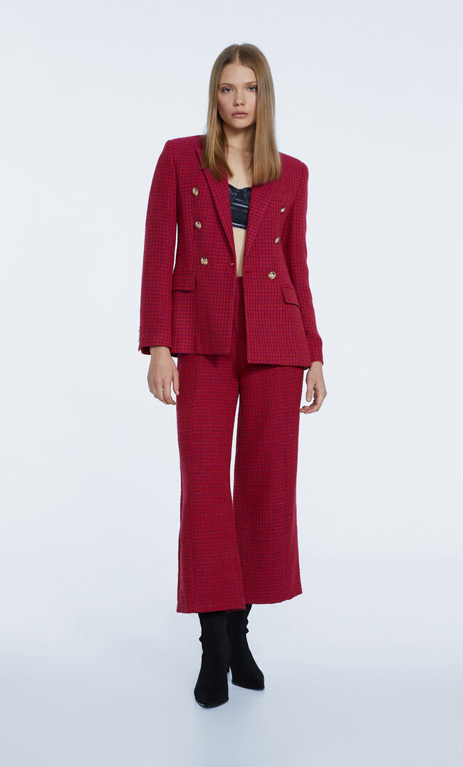 

Stradivarius Culotte Mit Strukturmuster Signalrot 34