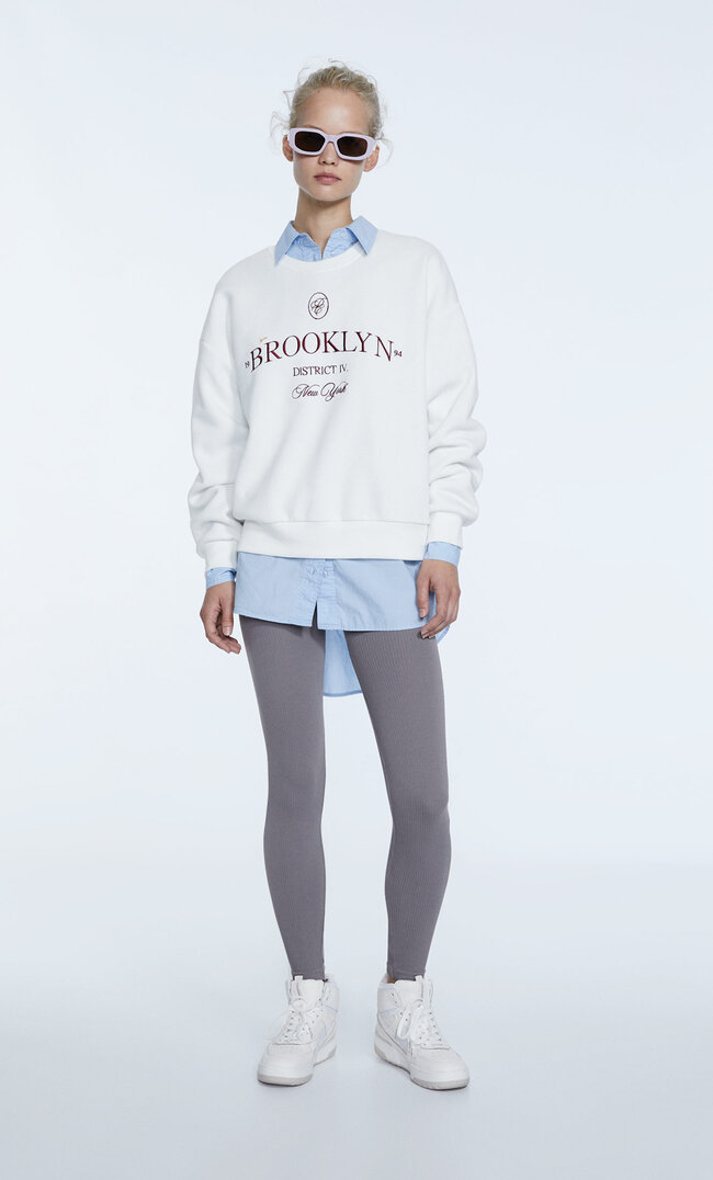 

Stradivarius Leggings Sans Coutures Gris Marengo S