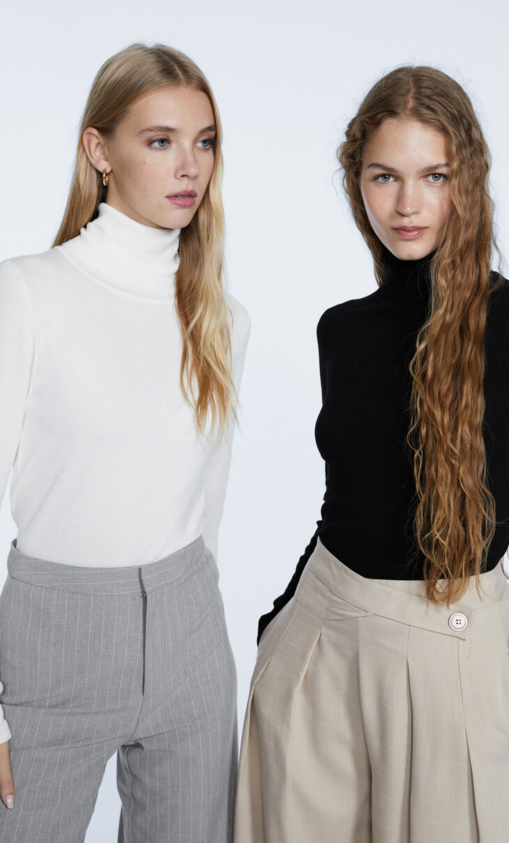 Pack of 2 turtleneck sweaters