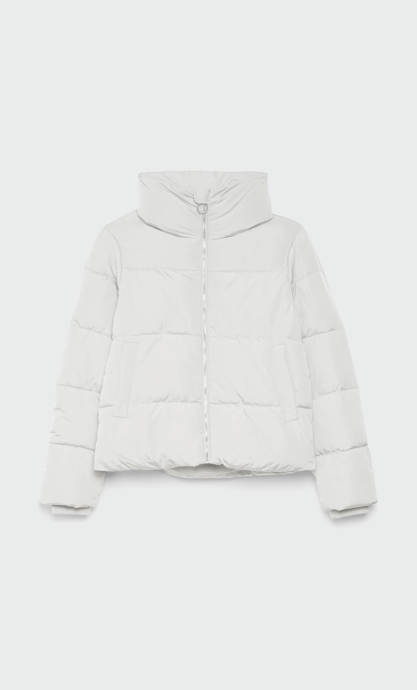 funnel neck puffer jacket