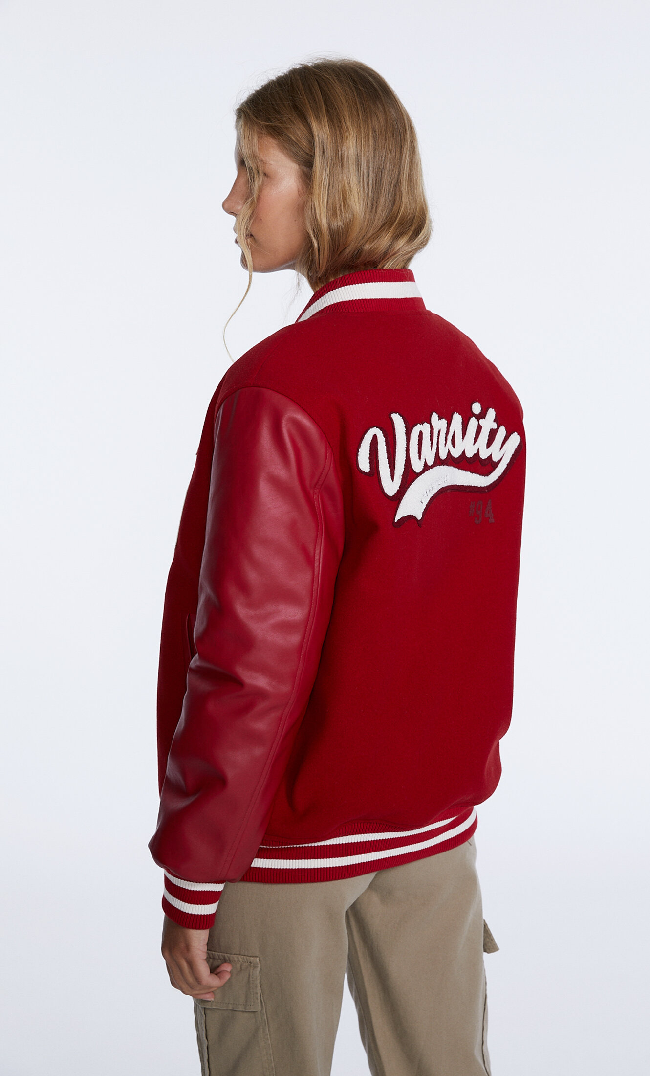 baseball jacket stradivarius