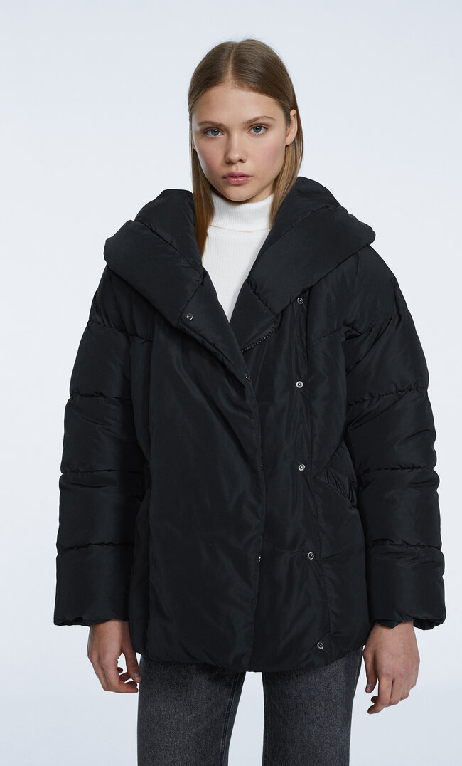 

Stradivarius Doudoune Oversize Noir M