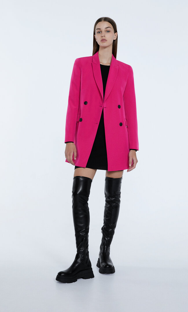 

Stradivarius Blazer Robe Fuchsia Xs