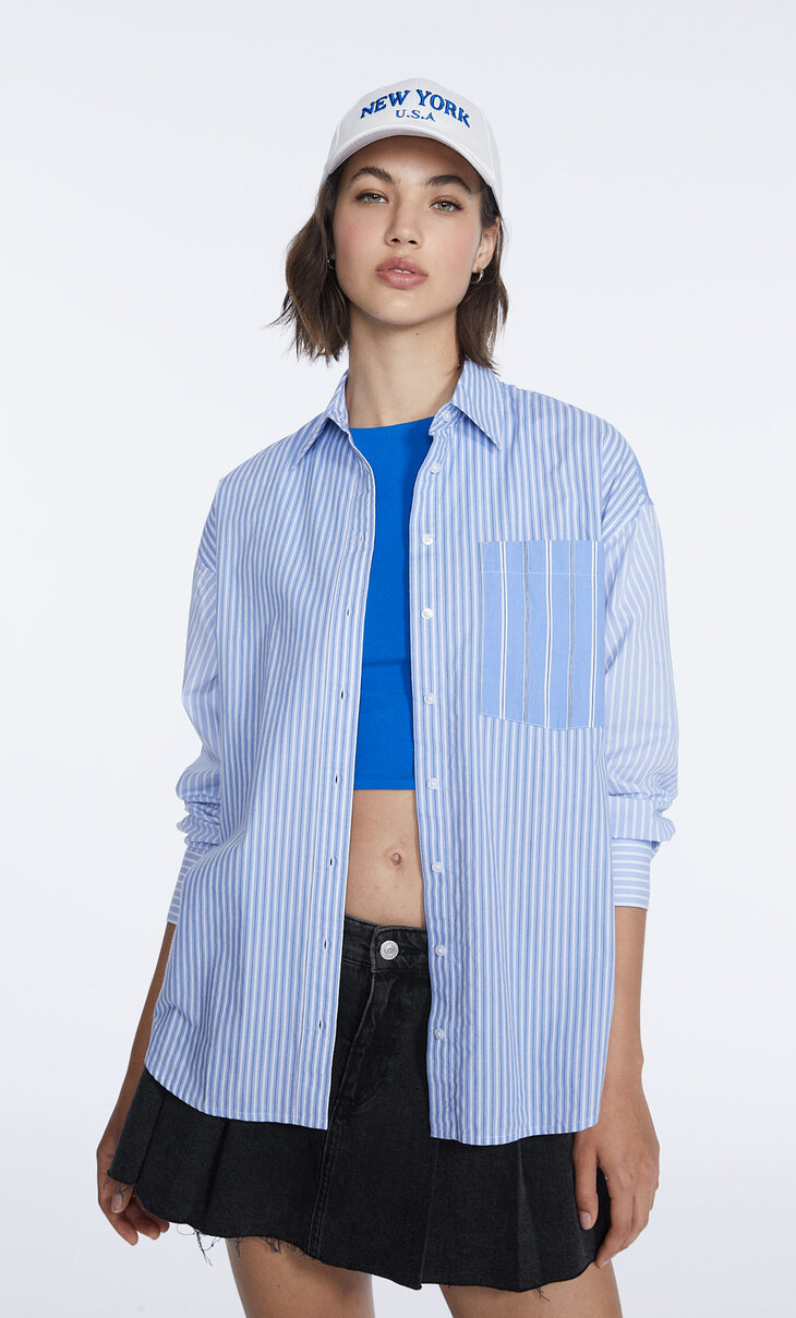 Relaxed contrast shirt