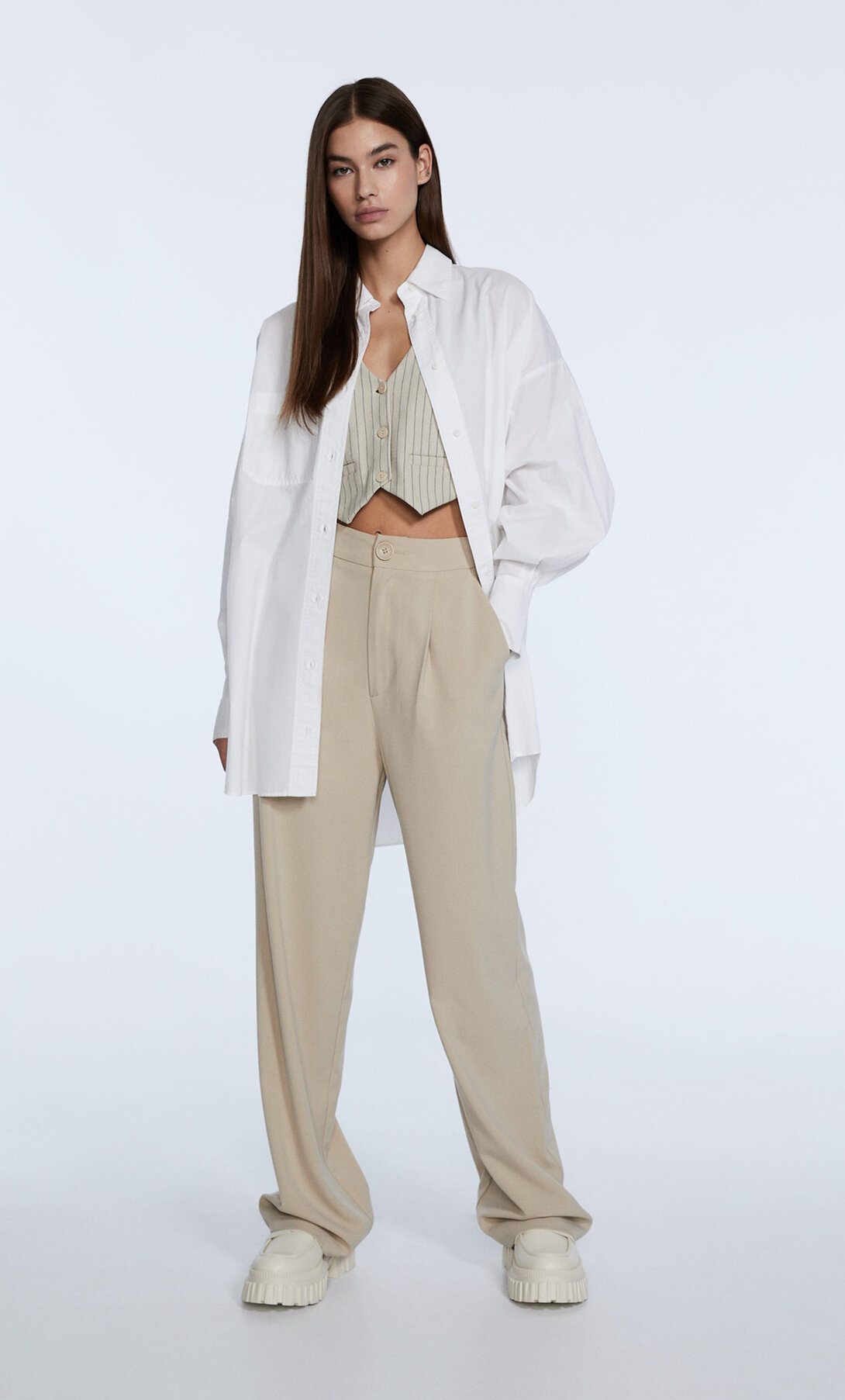 Stradivarius poplin shirt Clearance