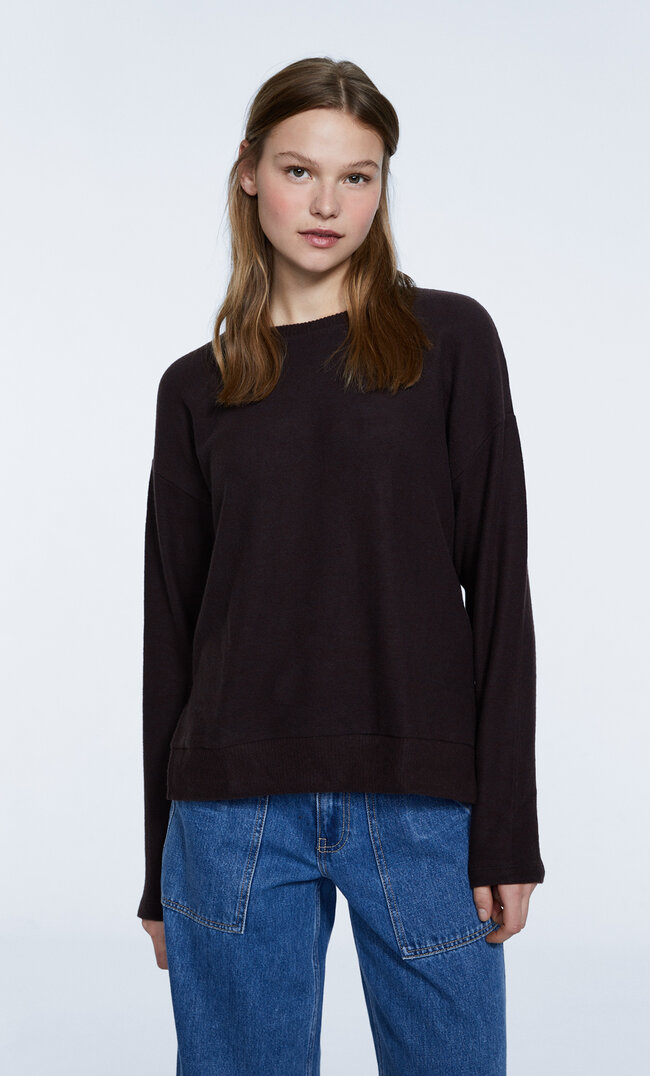 

Stradivarius Weiches Shirt Braun Xs