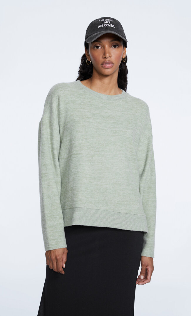 

Stradivarius Top Au Toucher Soyeux Kaki L