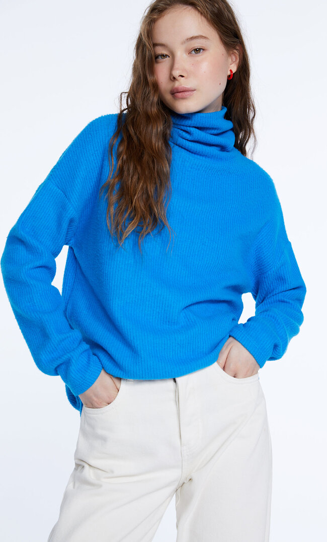 

Stradivarius Weiches Oversize-Shirt Türkis M