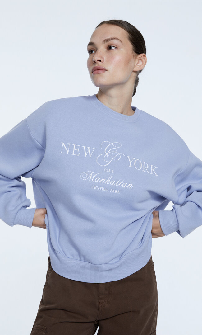 

Stradivarius Sweat Broderie Multicolor Xs