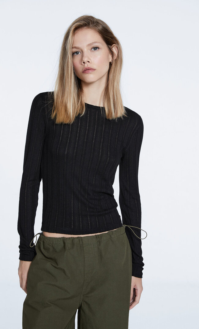 

Stradivarius Locker Gewebtes Shirt Schwarz Xl