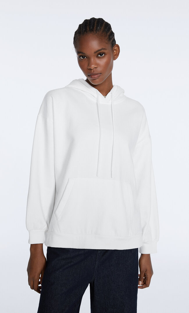 

Stradivarius Oversize-Sweatshirt Ecru Xl