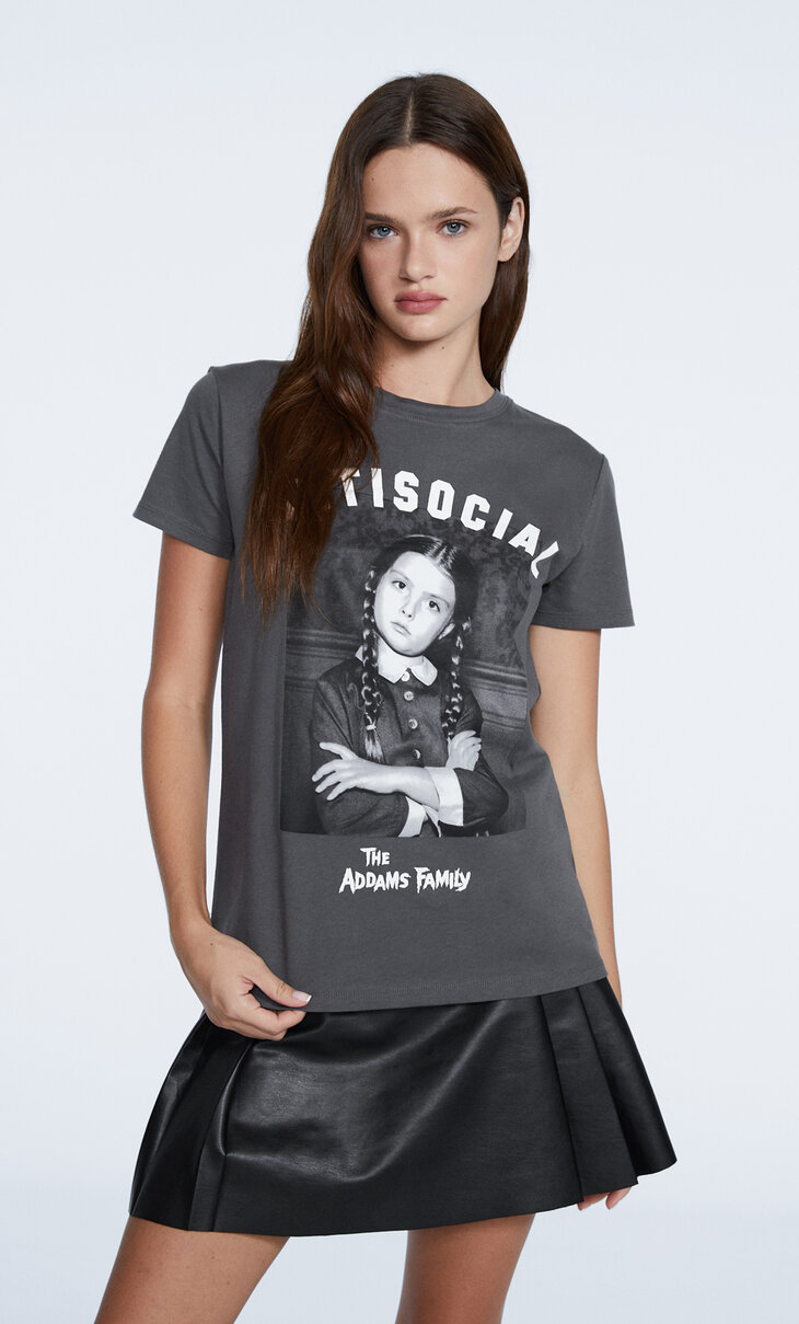 T-shirt Mercredi Addams