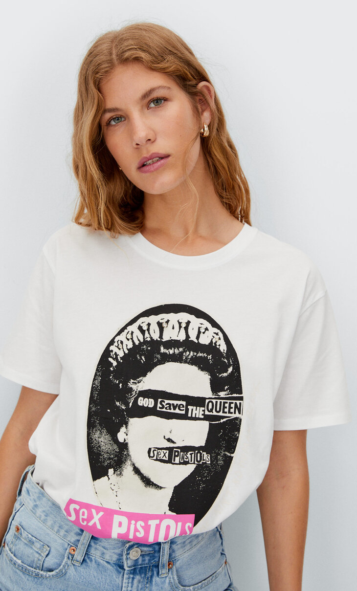 WOMEN FASHION Shirts & T-shirts Crochet discount 68% White S Stradivarius T-shirt 