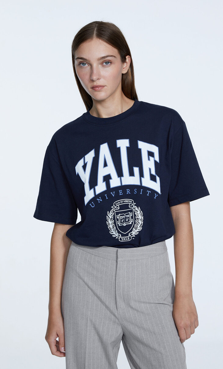 T-shirt med Yale