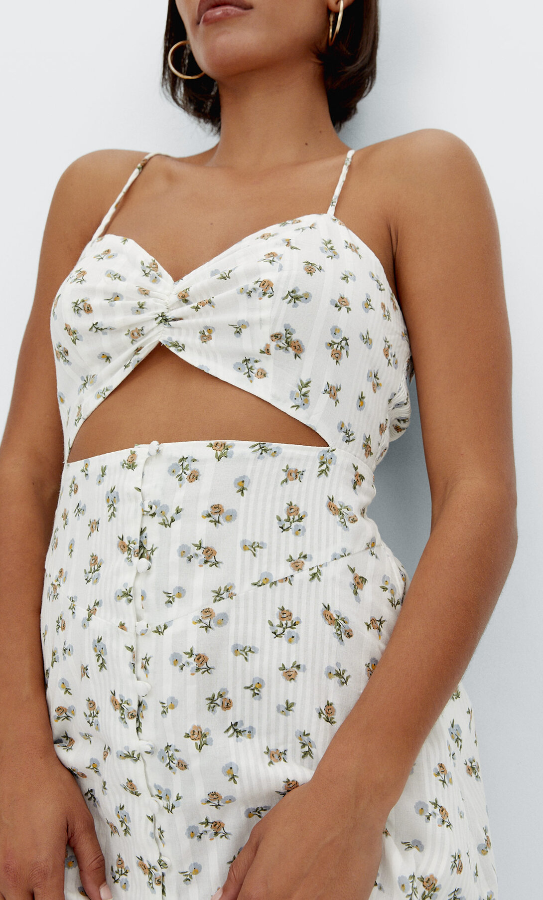 Short dress with cut-out detail - Women 