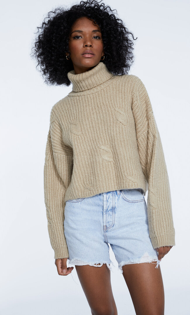 

Stradivarius Jeans-Bermudashorts Mit Rissen Gebleichtes Denim 36