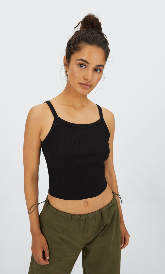 

Stradivarius Débardeur Dos Nageur Noir L