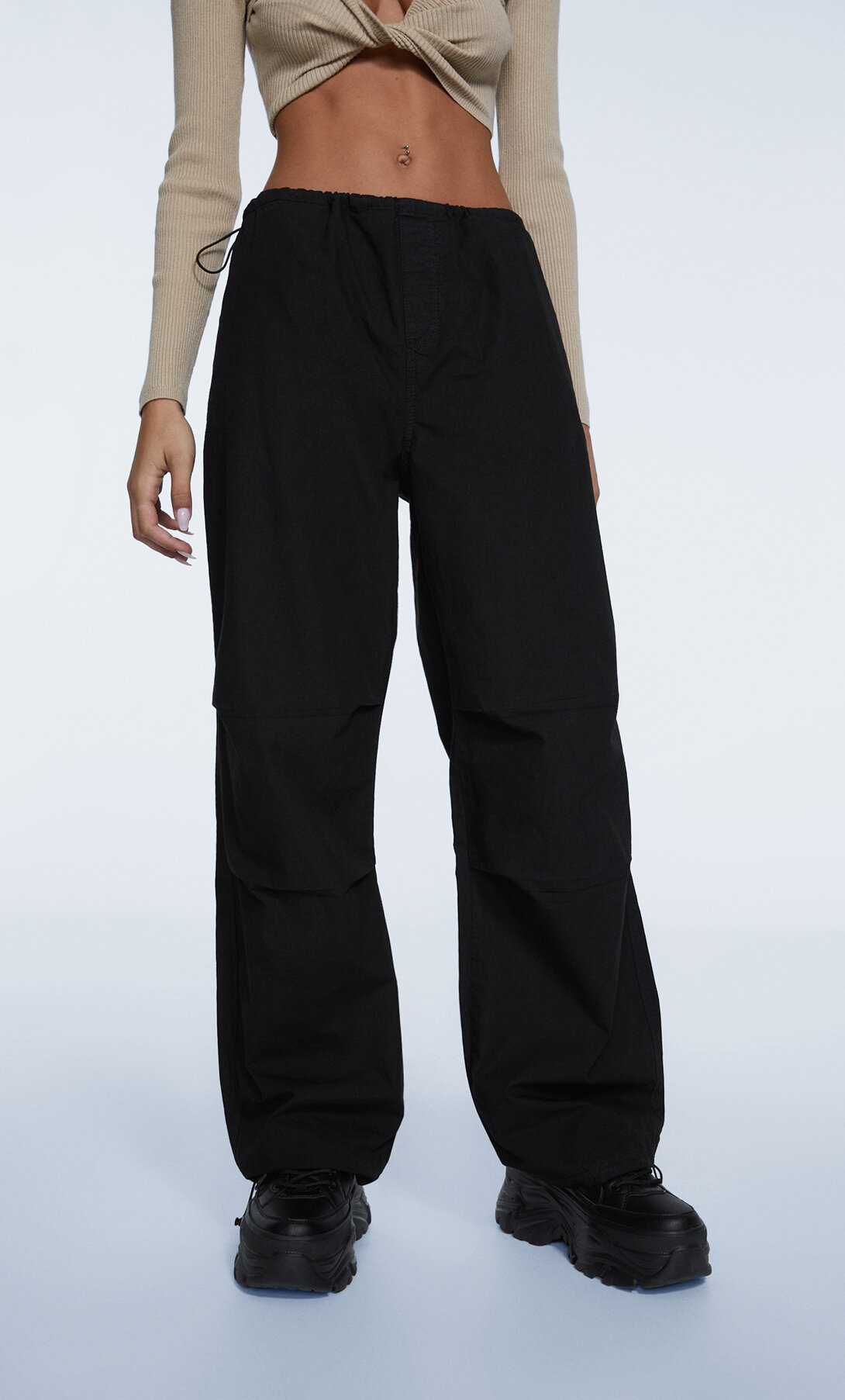 Poplin parachute trousers - Women's See 