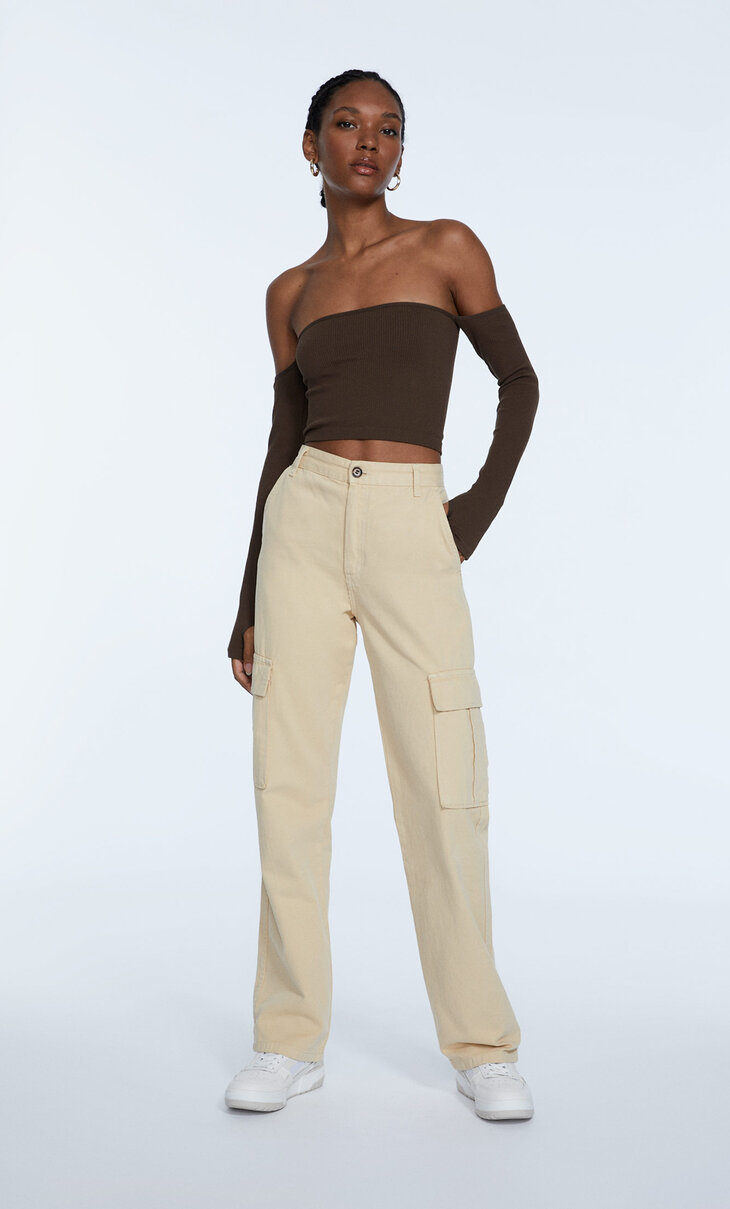 cargo trousers stradivarius