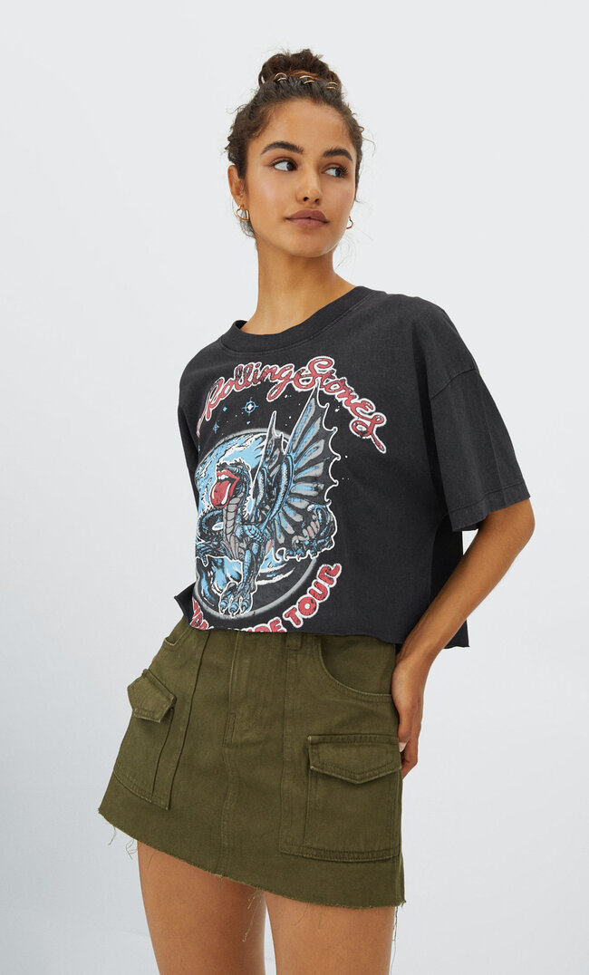 

Stradivarius Twillrock Mit Cargo-Taschen Khaki Xl