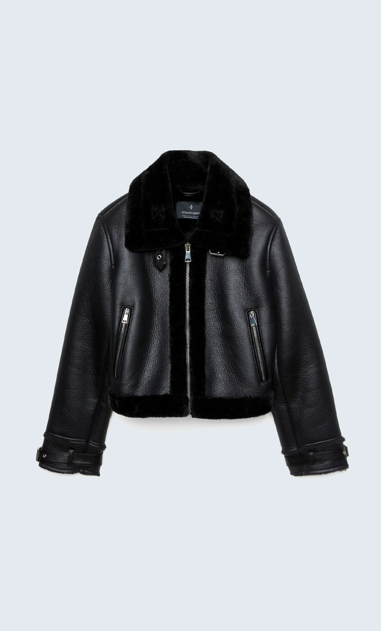Faux shearling aviator jacket - Women's 