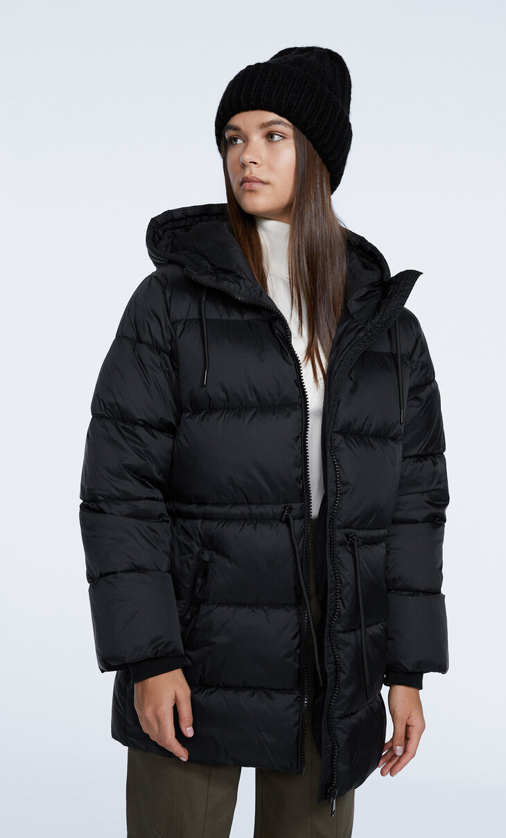 Mid-length puffer jacket