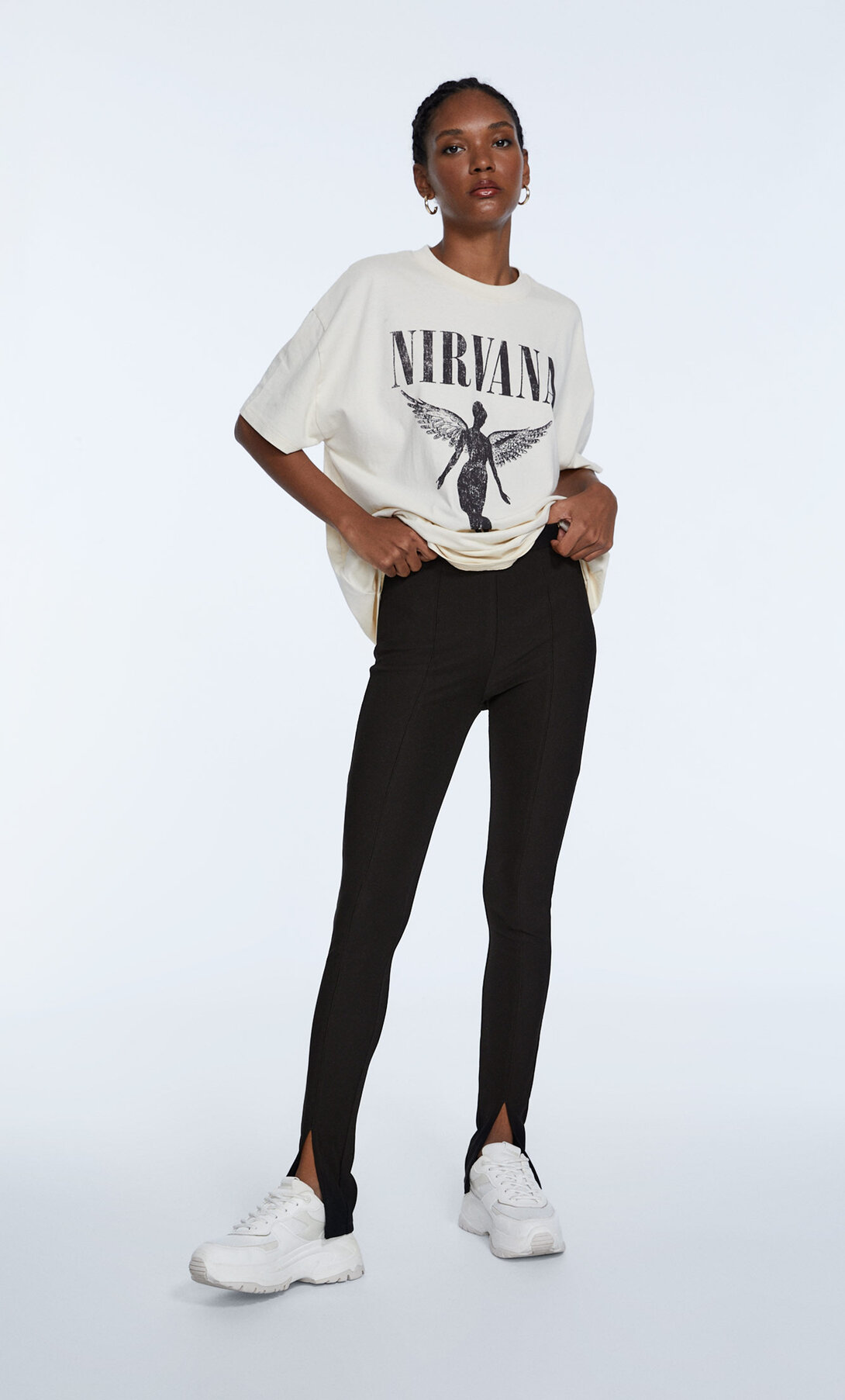 zara high waisted crop jeans