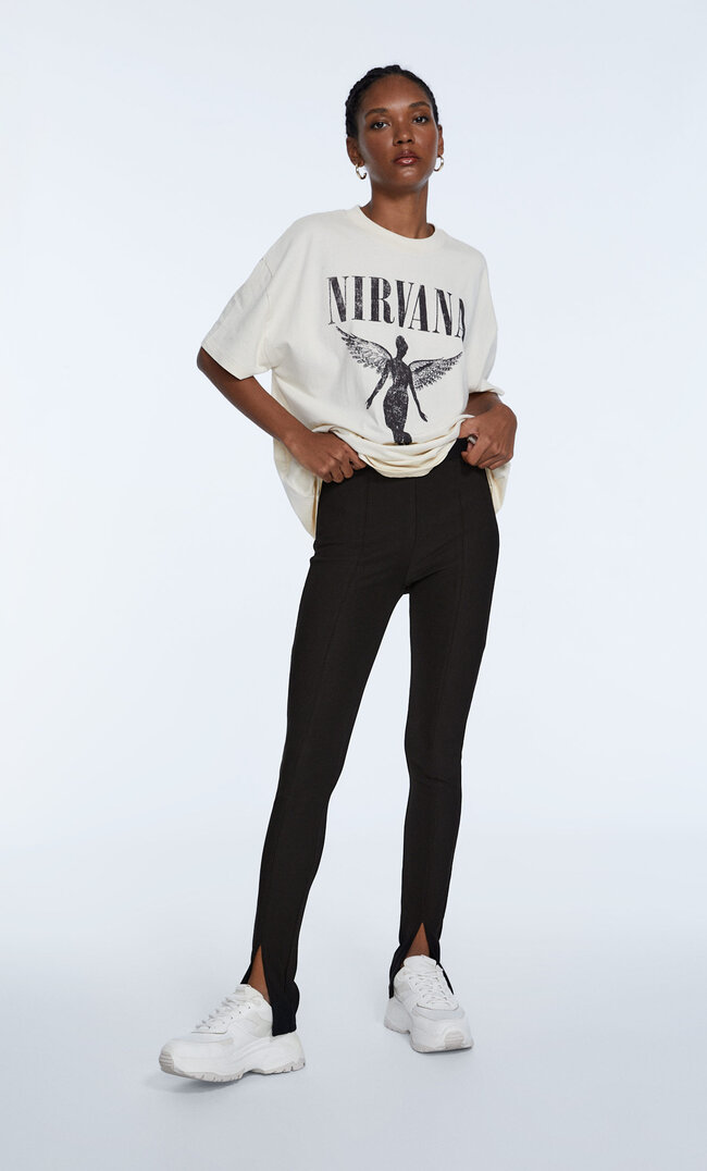 

Stradivarius Leggings Basiques Ottomans Noir Xs