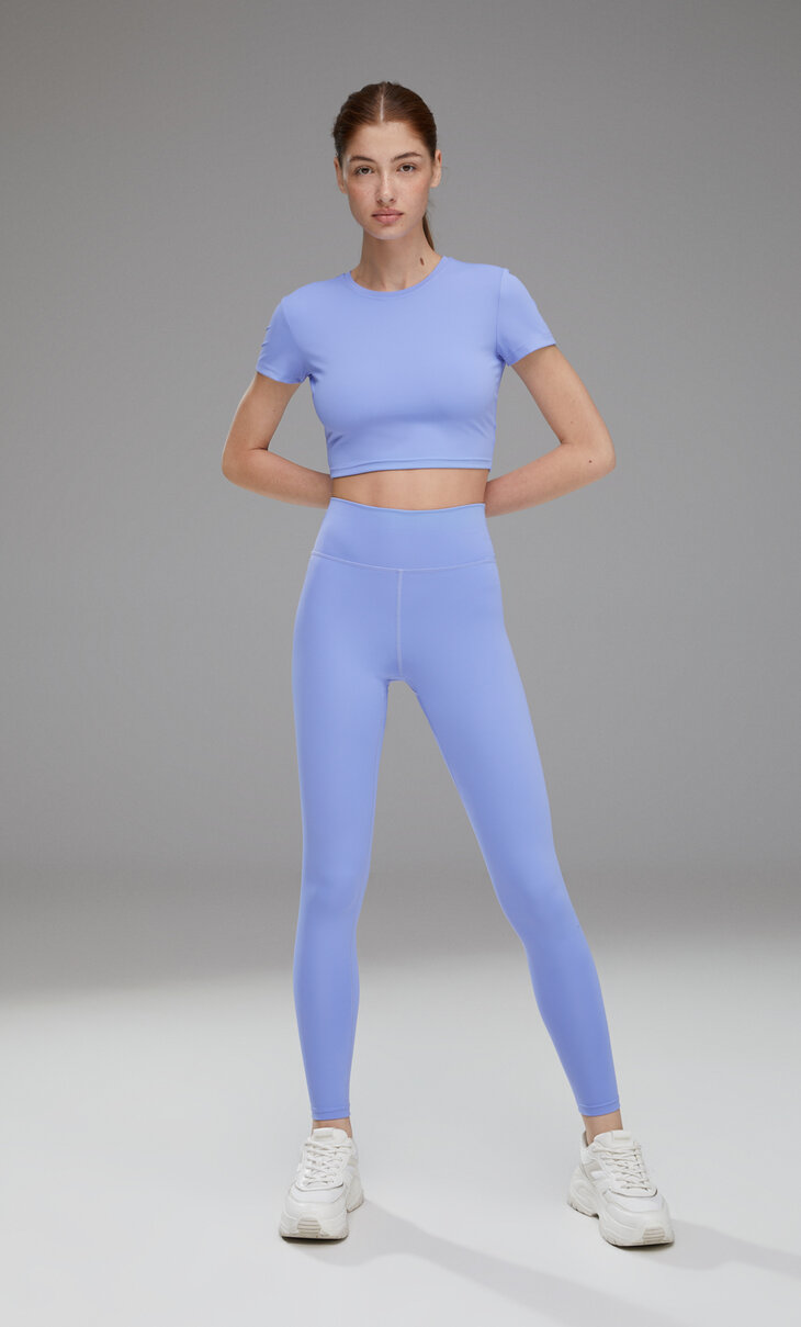 Soft-touch sports leggings