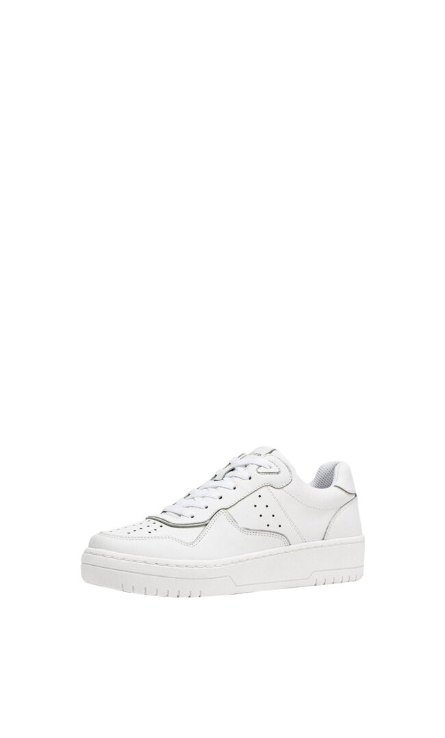 stradivarius white trainers