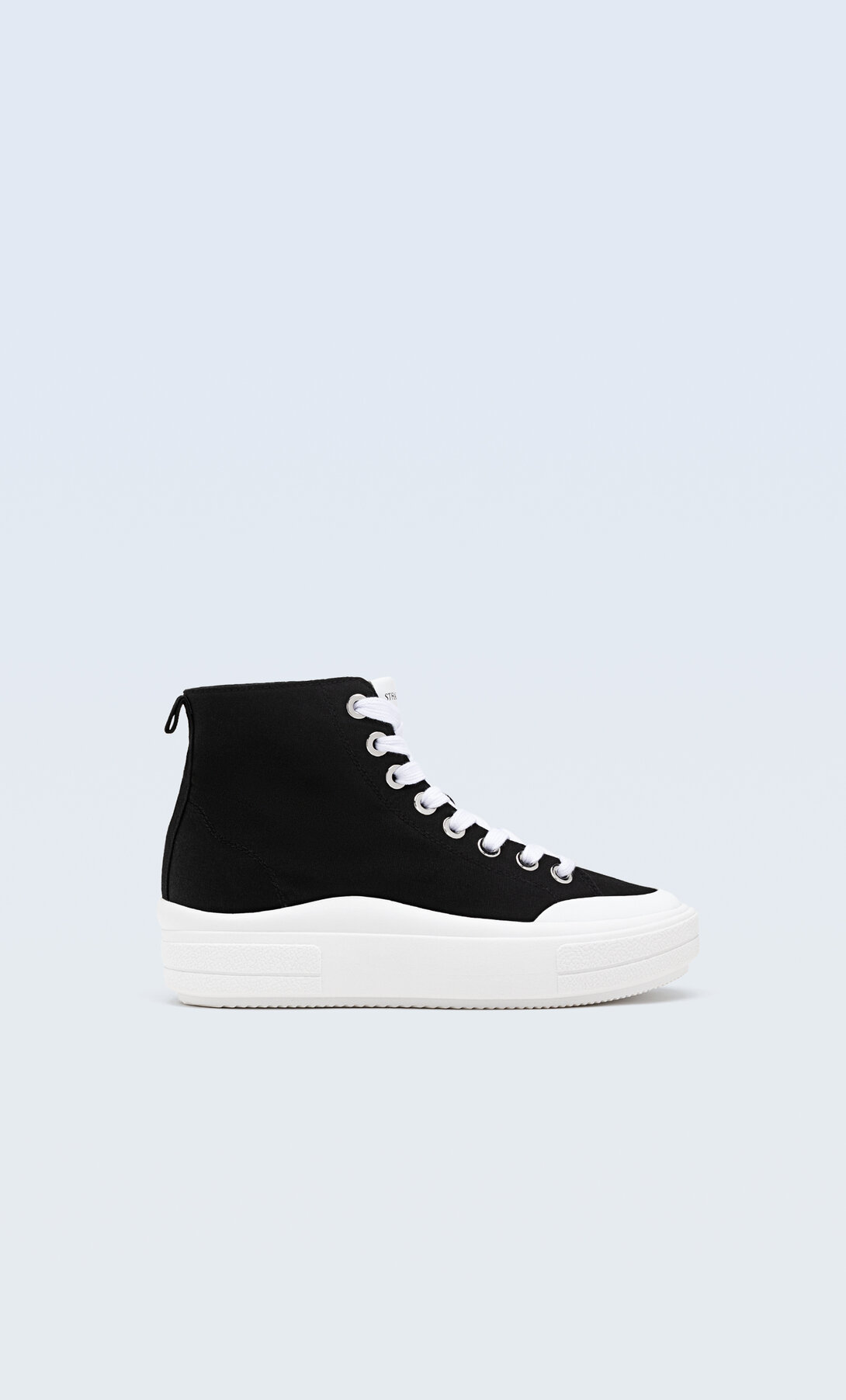stradivarius white trainers