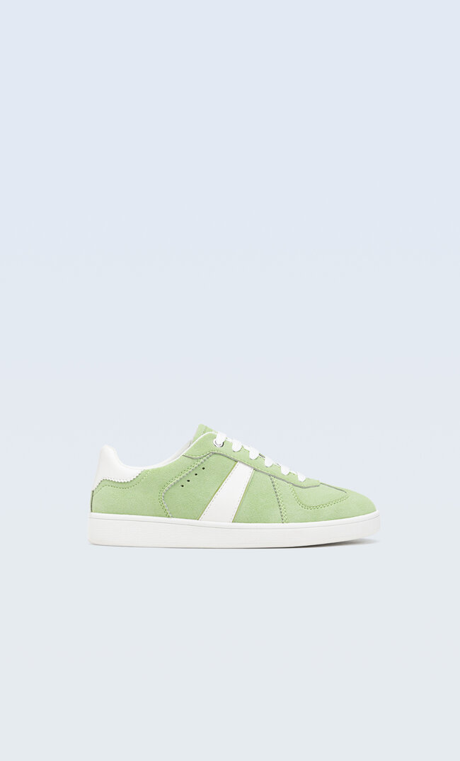 

Stradivarius Sneaker Mit Elementen Grün 38