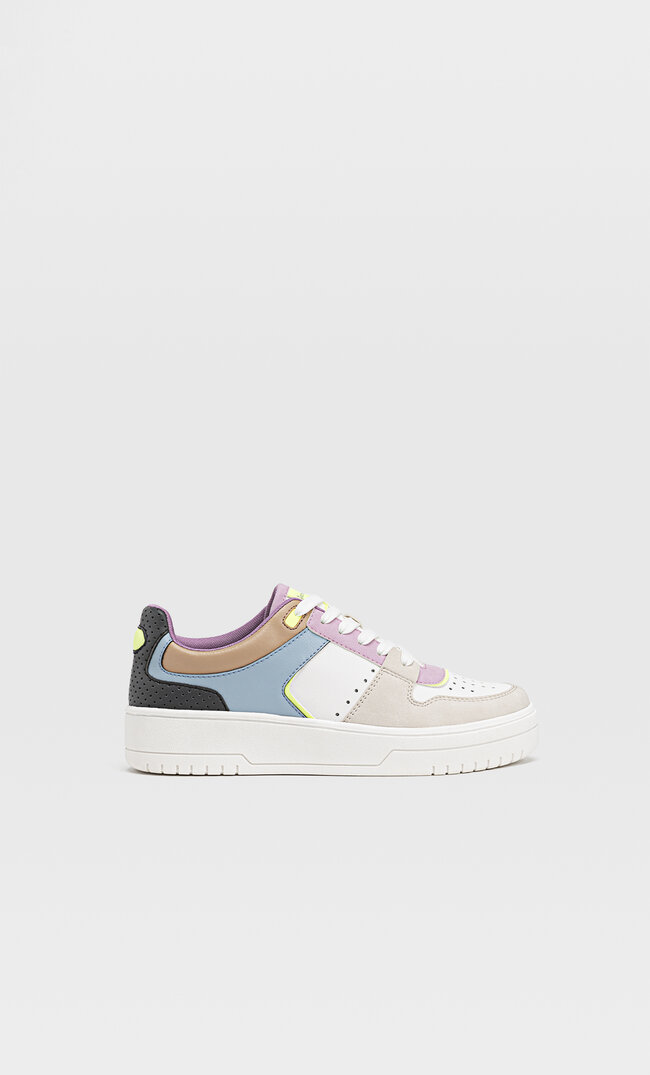 

Stradivarius Baskets Avec Empiècements Contrastants Multicolore 36