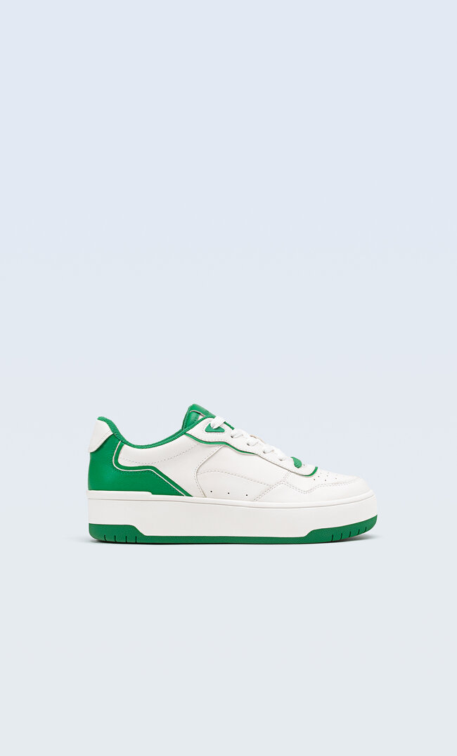 

Stradivarius Baskets Pièces Vert 40