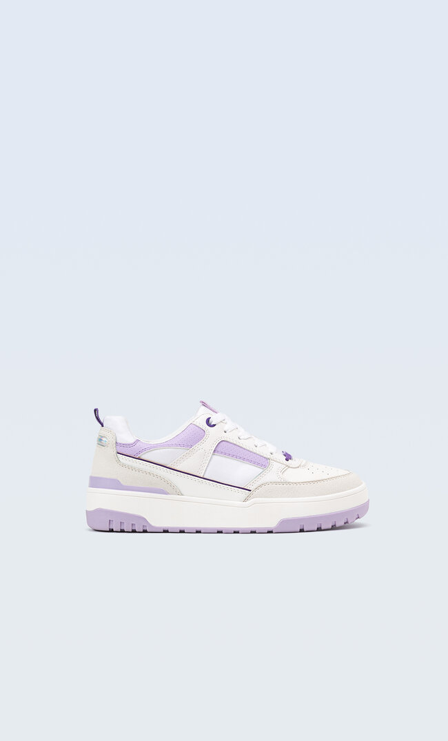 

Stradivarius Baskets Avec Empiècements Mauve 35