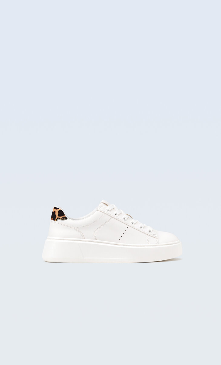 Stradivarius platform trainers clearance
