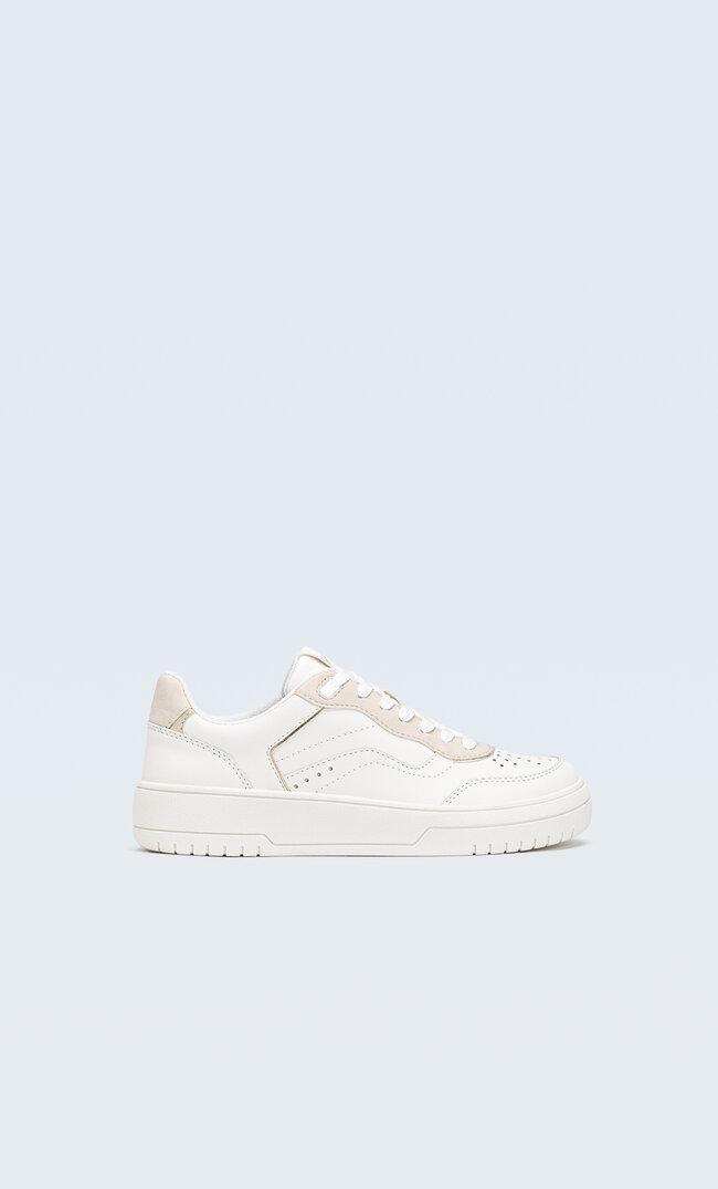

Stradivarius Sportschuh Mit Details Natur 41