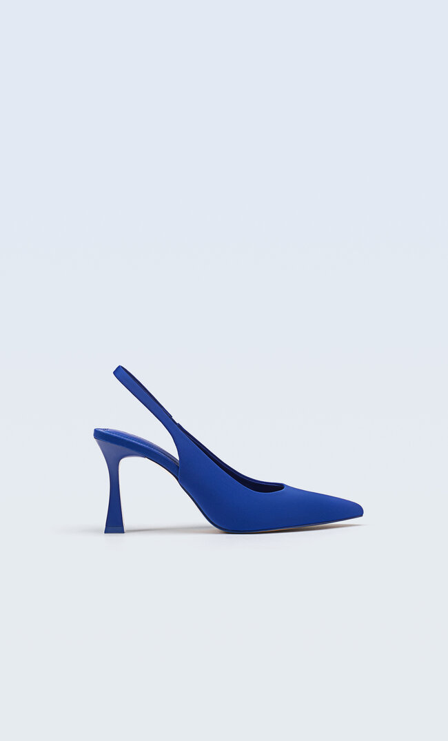 

Stradivarius Absatzschuhe Mit Offener Ferse Blau 35