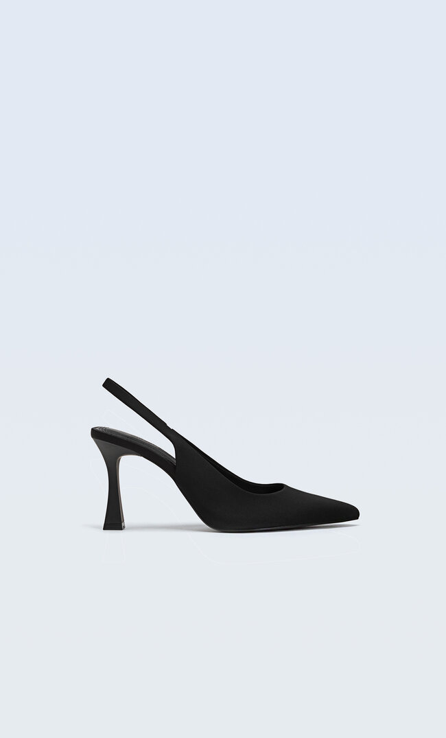 

Stradivarius Absatzschuhe Mit Offener Ferse Schwarz 36